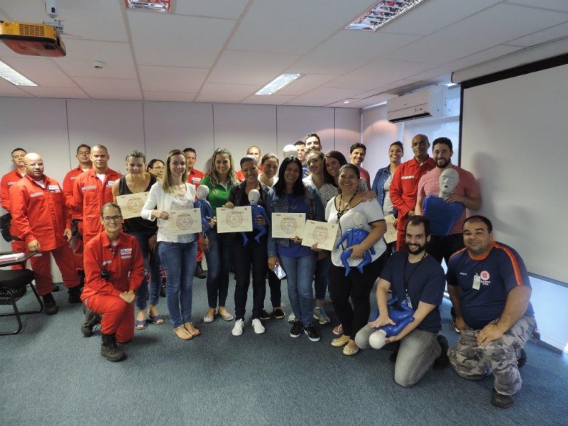 Read more about the article Equipe do Ceame e brigadistas recebem treinamento de primeiros socorros na infância