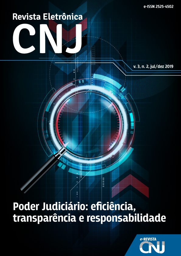 					Visualizar v. 3 n. 2 (2019): Revista CNJ
				