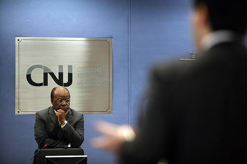 Read more about the article Joaquim Barbosa preside sessão do CNJ
