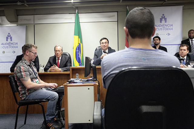 Ministro Ricardo Lewandowski participa de audiu00eancia de custu00f3dia em Porto Alegre RS. Foto: Luiz Silveira/Agu00eancia CNJ