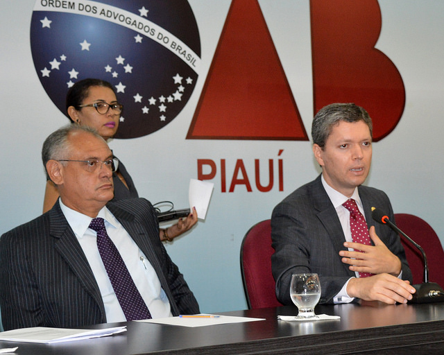 31-08-2015 Ouvidor do CNJ Conselheiro Fabiano Martins reúne reclames da advocacia em audiência na OAB. Foto: Assessoria de Imprensa OAB-PI