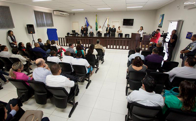 Inaugurau00e7u00e3o Cejusc em Pontes e Lacerda. Cru00e9dito: Andru00e9 Romeu/TJMT