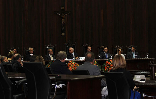 104º Encontro de Presidentes tem início com crítica à lei que permite uso de recurso dos depósitos judiciais.Crédito: Divulgação/TJTO