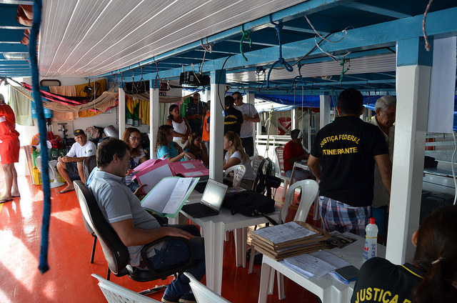 Justiu00e7a do Amapu00e1 promove Jornada Itinerante Fluvial: Cru00e9dito: TJAP