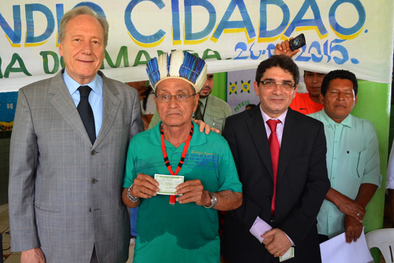 Você está visualizando atualmente Presidente do CNJ lança projeto de cidadania em aldeia do Amapá