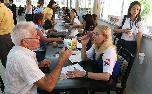 Dia do Idoso tem mutirão de audiências no Pará.Crédito: Divulgação/TJPA