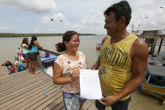 Projeto do Judiciário atende ribeirinhos no Pará.Crédito: Divulgação/TJPA