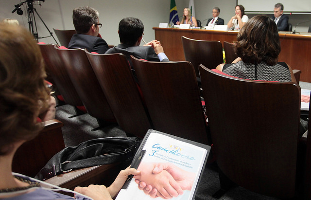 III Encontro de Coordenadores de Núcleos e de Centros de Conciliação da Justiça do Trabalho. Foto: Gil Ferreira/Agência CNJ