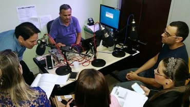 Rádio do Amapá transmite audiência de conciliação ao vivo.Divulgação/TJAP