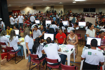Corregedoria inscreve 351 casais para casamento comunitário durante ação social.Divulgação/CGJ-MA