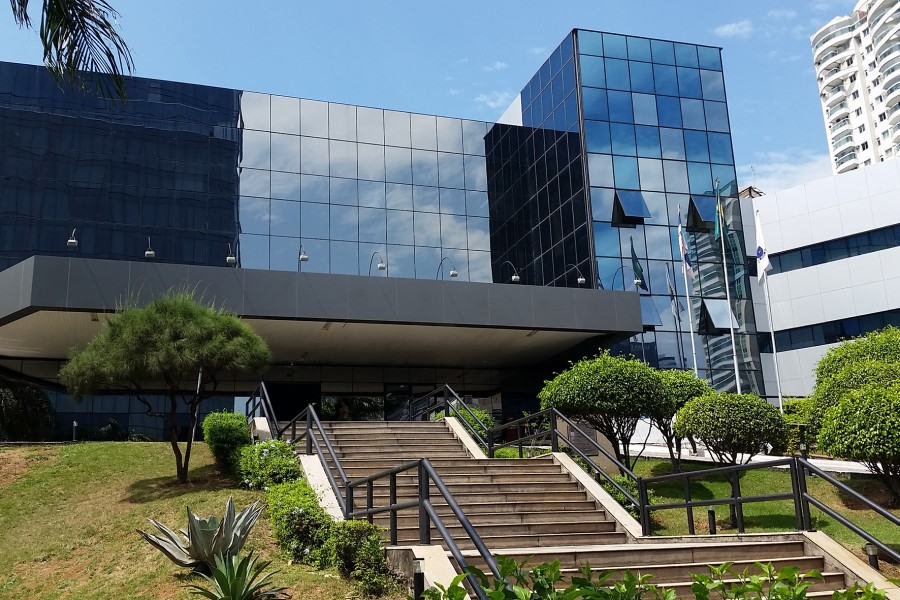 Foto da fachada da sede do Tribunal de Justiça do Espírito Santo (TJES)