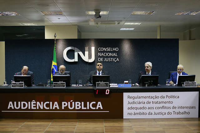 Você está visualizando atualmente Audiência pública no CNJ debate uso da mediação na Justiça do Trabalho