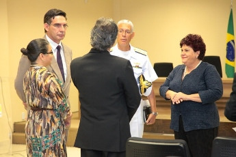 Navio da Marinha levará serviços judiciais a ribeirinhos no Amapá.Divulgação/TJAP