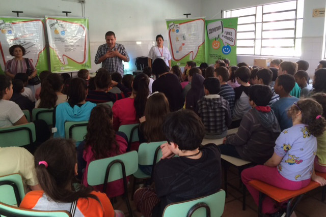 Campanha de Educação para a Paz Itinerante é lançada em Pelotas (RS).Divulgação/TJRS