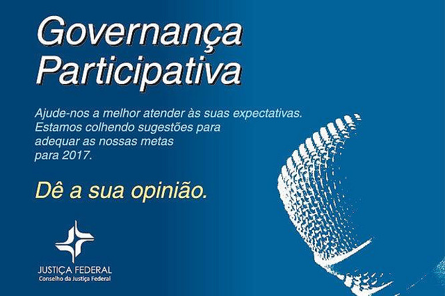 Você está visualizando atualmente Justiça Federal: CJF lança pesquisa para cidadão, servidores e magistrados