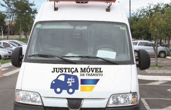 Justiça MóvelLegenda: Justiça Móvel conscientiza sobre perigos no trânsito no TOCrédito: Divulgação/TJTO