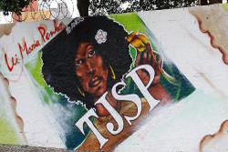 Justiça paulista entrega grafite sobre Lei Maria da PenhaCrédito: Divulgação/TJSP