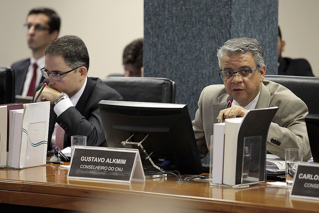 Conselheiros Gustavo Alkmim e Fernando MattosFoto: Luiz Silveira/Agência CNJ