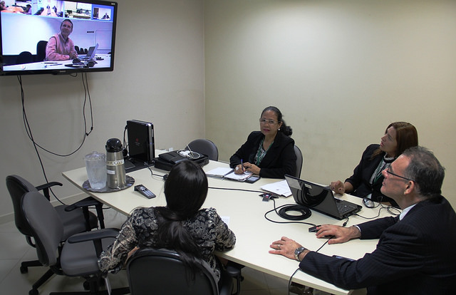 Tribunais de seis estados debatem metas em videoconferênciaCrédito: Divulgação/TJRO