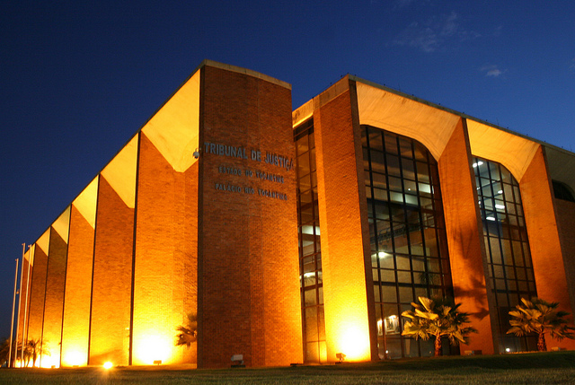 Foto da fachada da sede do Tribunal de Justiça do Tocantins (TJTO)