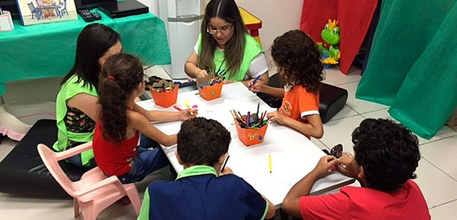 Oficina de pais e filhos chega à 24ª edição em Fortaleza (CE).Divulgação/TJCE