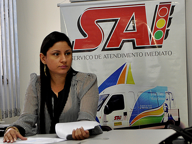 Brasilia 18.01.2012 - Atendimento do SAI supera 550% entre 2011 e 2012(Fernanda Moreira Rondon conciliadora).Foto: divulgação TJMT