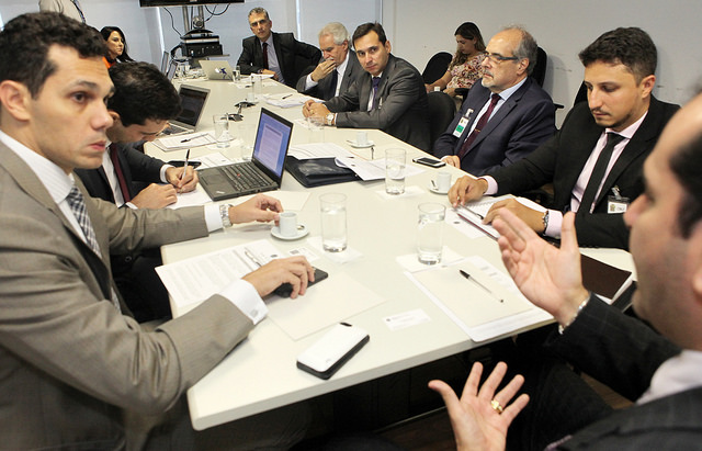 Conselheiro Carlos Eduardo Dias participa de reunião sobre o BACENJUD.Foto: Gil Ferreira/Agência CNJ