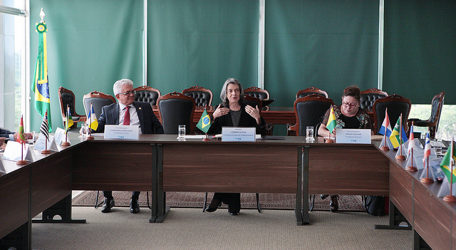 Ministra Cu00e1rmen Lu00facia apresenta balanu00e7o de julgamentos com repercussu00e3o geral a presidentes de TJs. FOTO: Rosiney Coutinho/SCO/STF