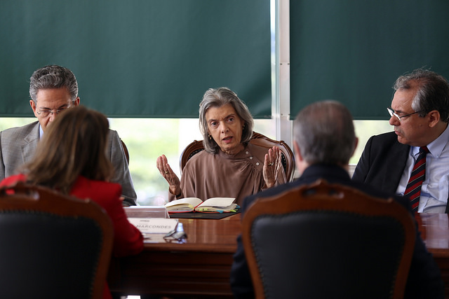 Reuniu00e3o da Ministra Carmen Lu00facia com Presidentes dos TRFs. FOTO: Glu00e1ucio Dettmar