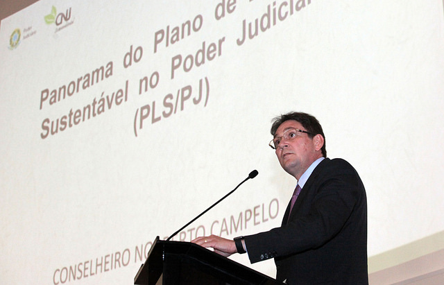 Palestra no IV Seminu00e1rio de Planejamento Sustentu00e1vel do Poder Judiciu00e1rio. FOTO: Gil Ferreira/Agu00eancia CNJ
