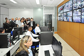 TJBA amplia sistema de seguranu00e7a com instalau00e7u00e3o de central de videomonitoramento (Nei Pinto/TJBA)
