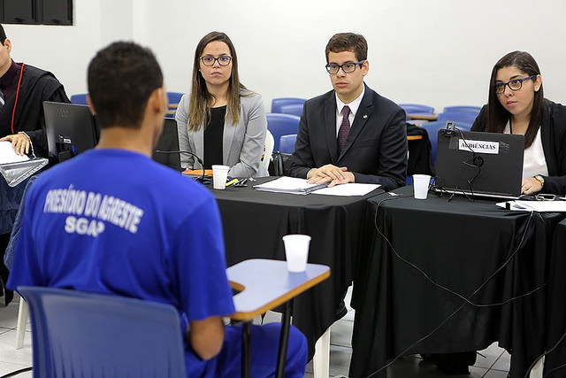 Novos juu00edzes de Alagoas atuam em mutiru00e3o do ju00fari na capital (Caio Loureiro/TJAL)