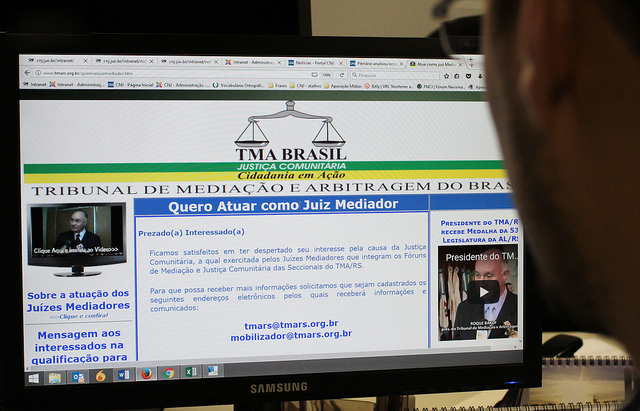 Tribunal de Mediu00e7u00e3o e Arbitragem do Brasil (TMA).FOTO: Gil Ferreira/Agu00eancia CNJ