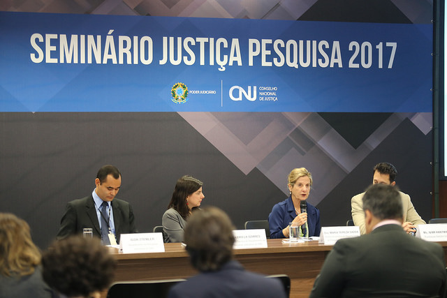 Seminu00e1rio Justiu00e7a Pesquisa 2017 reuniu pesquisadores que se debruu00e7aram sobre seis temas do Poder Judiciu00e1rio. FOTO: Glaucio Dettmar/ Agu00eancia CNJ