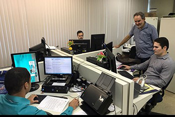 Falhas ocorrem no momento de cadastrar as petiu00e7u00f5es iniciais na Justiu00e7a.FOTO: TJBA