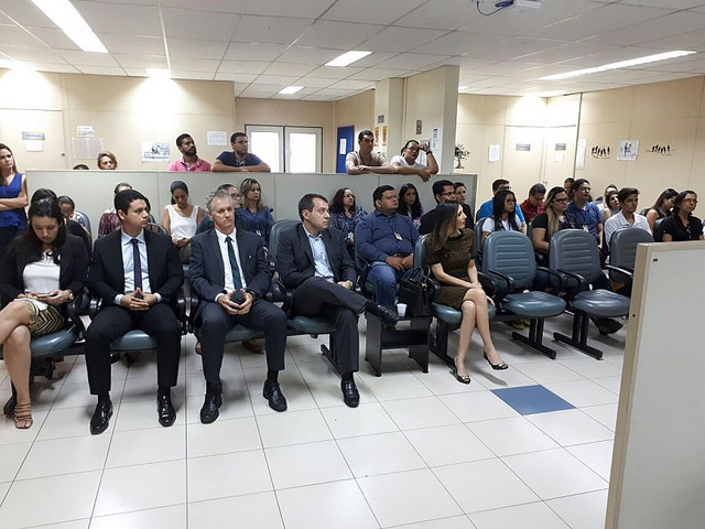 Magistrados e servidores participam do 4 Workshop sobre Sistema de Excelu00eancia dos Juizados Especiais. FOTO: TJRR