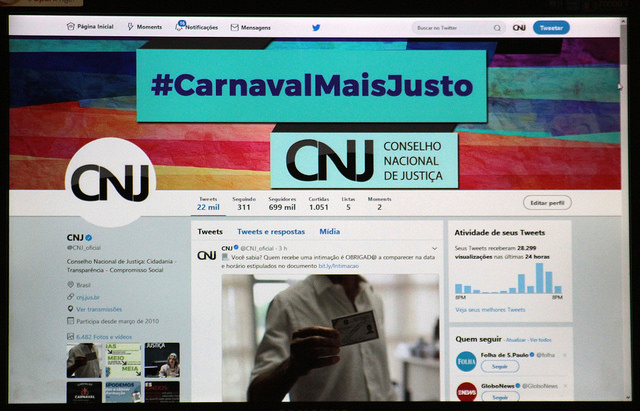 Redes Sociais no Carnaval 2018. FOTO: Gil Ferreira/Agu00eancia CNJ