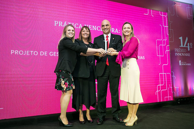 Judiciu00e1rio catarinense ganha pru00eamio innovare de gestu00e3o ao adotar boas pru00e1ticas do setor privado. FOTO: ACMP