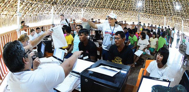 Justiu00e7a Itinerante na terra indu00edgena Waimiri Atroari. FOTO: Orib ZIedson/Tribunal de Justiu00e7a de Roraima