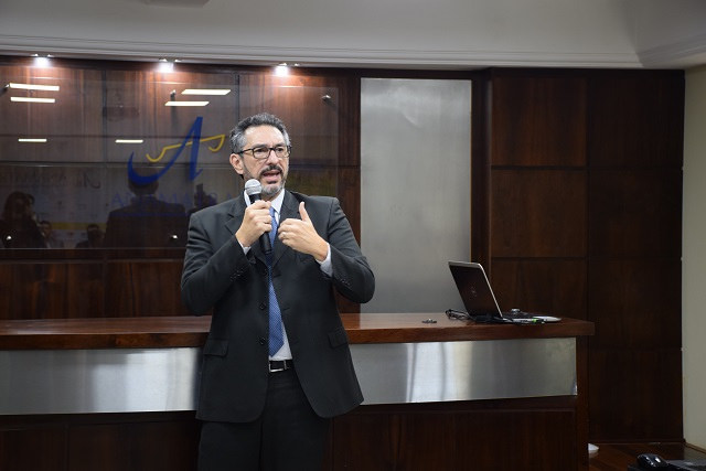 Conselheiro Luciano Frota participa do 2u00aa Jornada de Prerrogativas debate a aplicau00e7u00e3o da Polu00edtica Nacional de Priorizau00e7u00e3o do 1u00ba Grau. FOTO: Divulgau00e7u00e3o Anamatra