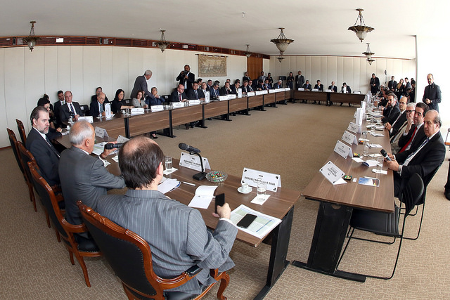 O ministro Dias Toffoli reuniu-se no STF com presidentes de Tribunais de contas de todo o pau00eds para discutir a retomada de obras paralisadas FOTO: Luiz Silveira/Agu00eancia CNJ