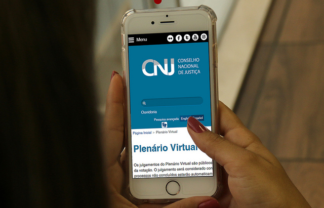 Plenária Virtual. FOTO: Gil Ferreira/Agência CNJ
