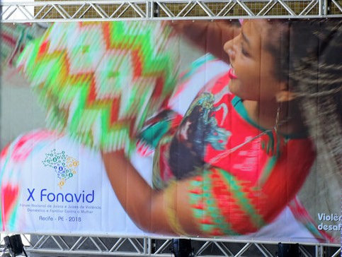 Cartaz do X Fonavid. FOTO: TJPE.