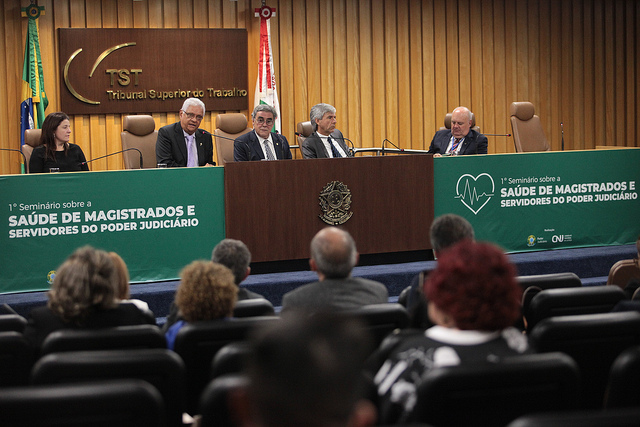 Encerramento do Seminu00e1rio Nacional sobre a Sau00fade dos Magistrados e Servidores do Poder Judiciu00e1rio. FOTO: Gil Ferreira/Agu00eancia CNJ.