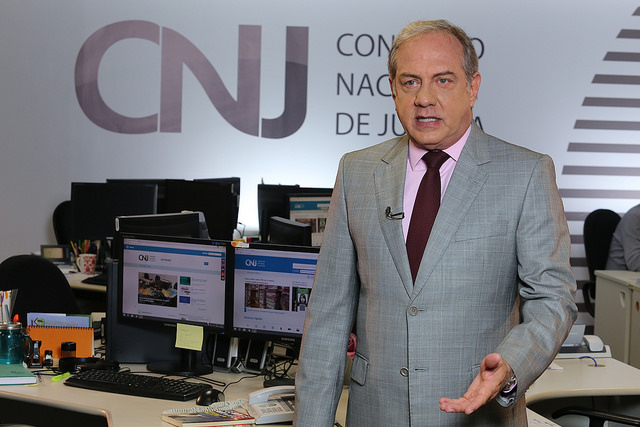 Link CNJ na TV Justiu00e7a. FOTO: Luiz Silveira/Agu00eancia CNJ