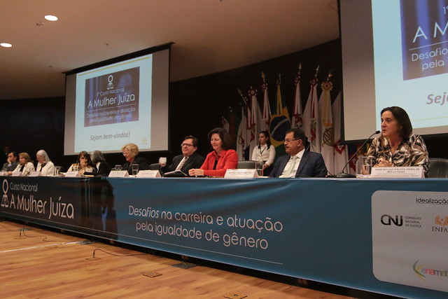 1u00ba Curso Nacional A MULHER JUu00cdZA.Foto:Gil Ferreira/Agu00eancia CNJ