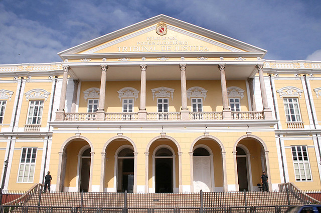 Foto da fachada da sede do Tribunal de Justiça do Pará (TJPA)