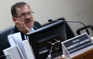 Foto do Corregedor Nacional de Justiça, ministro Humberto Martins