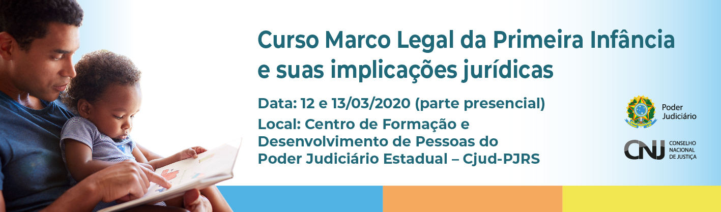 Banner do Curso Marco Legal da Primeira Infância e suas Implicações Jurídicas