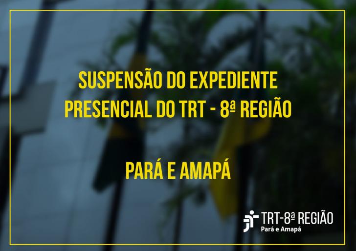 Você está visualizando atualmente Expediente presencial está suspenso a partir desta sexta-feira